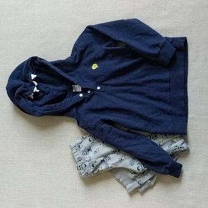 Carter's Long Sleeve Monster Set